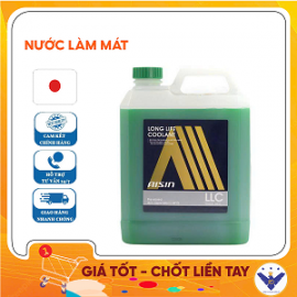 Nước làm mát, giải nhiệt động cơ ô tô màu xanh lá AISIN-can 4L