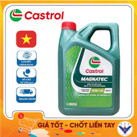 Dầu nhớt ô tô cao cấp Castrol Magnatec 10W-40 API SP can 4L