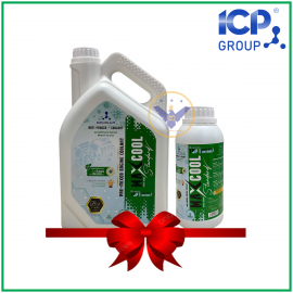 Nước làm mát xe ô tô màu xanh Maxcool Standard can 4L tặng lon 500ml