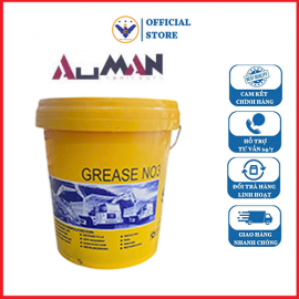 Xô mỡ bôi trơn chịu nhiệt đa dụng GREASE NO 3 Auman- 15kg