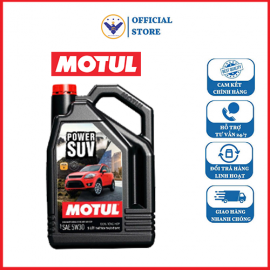 Dầu Nhớt Ô Tô MOTUL POWER SUV 5W30 - Can 5L  Tổng Hợp 100%