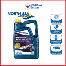 Dầu nhớt ô tô cao cấp North Sea SPECIAL GMD 5W-30 can 4L - Made in Holland