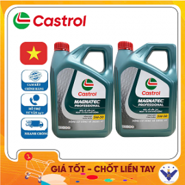 COMBO 2 dầu nhớt tổng hợp Castrol Magnatec Professional 5W-30 tặng 1 lọc nhớt cho xe Ford Ranger