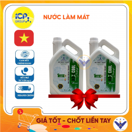 COMBO 2 nước làm mát xe ô tô màu xanh Maxcool Standard