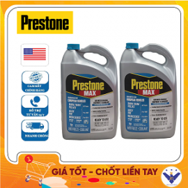 COMBO 2 bình nước làm mát động cơ xe ô tô màu xanh PRESTONE EUROPEAN 3.78L