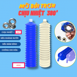 Mỡ sâu màu trắng trong và xanh TIGKO chịu nhiệt 380 độ -  400g