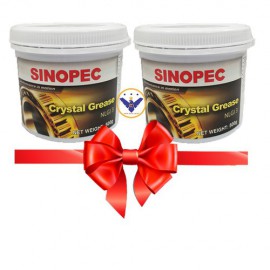 COMBO 2 Mỡ bò bôi trơn Sinopec Crystal Grease NLGI 3 - 500g