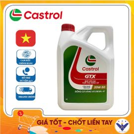 Dầu nhớt Castrol GTX 20W-50 can 4 lít
