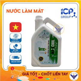 Nước làm mát xe ô tô màu xanh Maxcool Standard can 4L tặng lon 500ml - MAXCOOLXANH4L05L