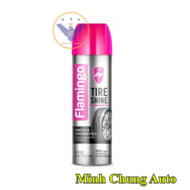 Bình xịt dưỡng bóng lốp xe ô tô, xe máy Flamingo Tire Shine 500ml - FL-F010