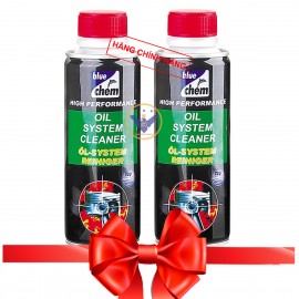 COMBO 2 Vệ sinh súc rửa động cơ xe ô tô, xe máy Bluechem Oil System Cleaner 250ml