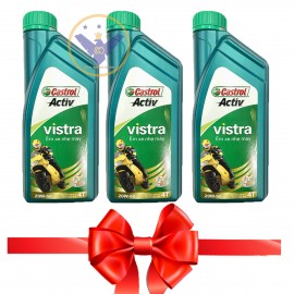 COMBO 3 dầu nhớt xe máy Castrol Activ Vistra 20w50 0.8l