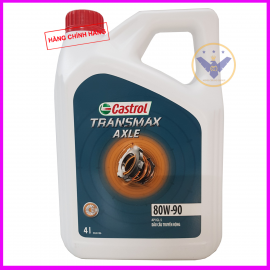 Dầu hộp số tay, dầu cầu xe ô tô Castrol Axle 80W-90 API GL5 Can 4L