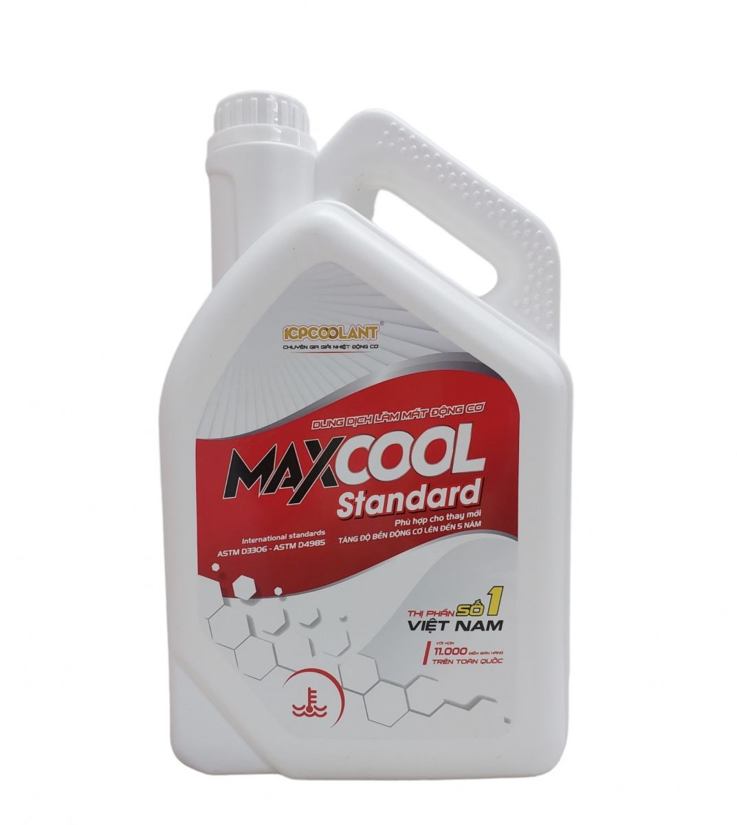 Nước làm mát xe ô tô màu đỏ Maxcool Standard can 4L