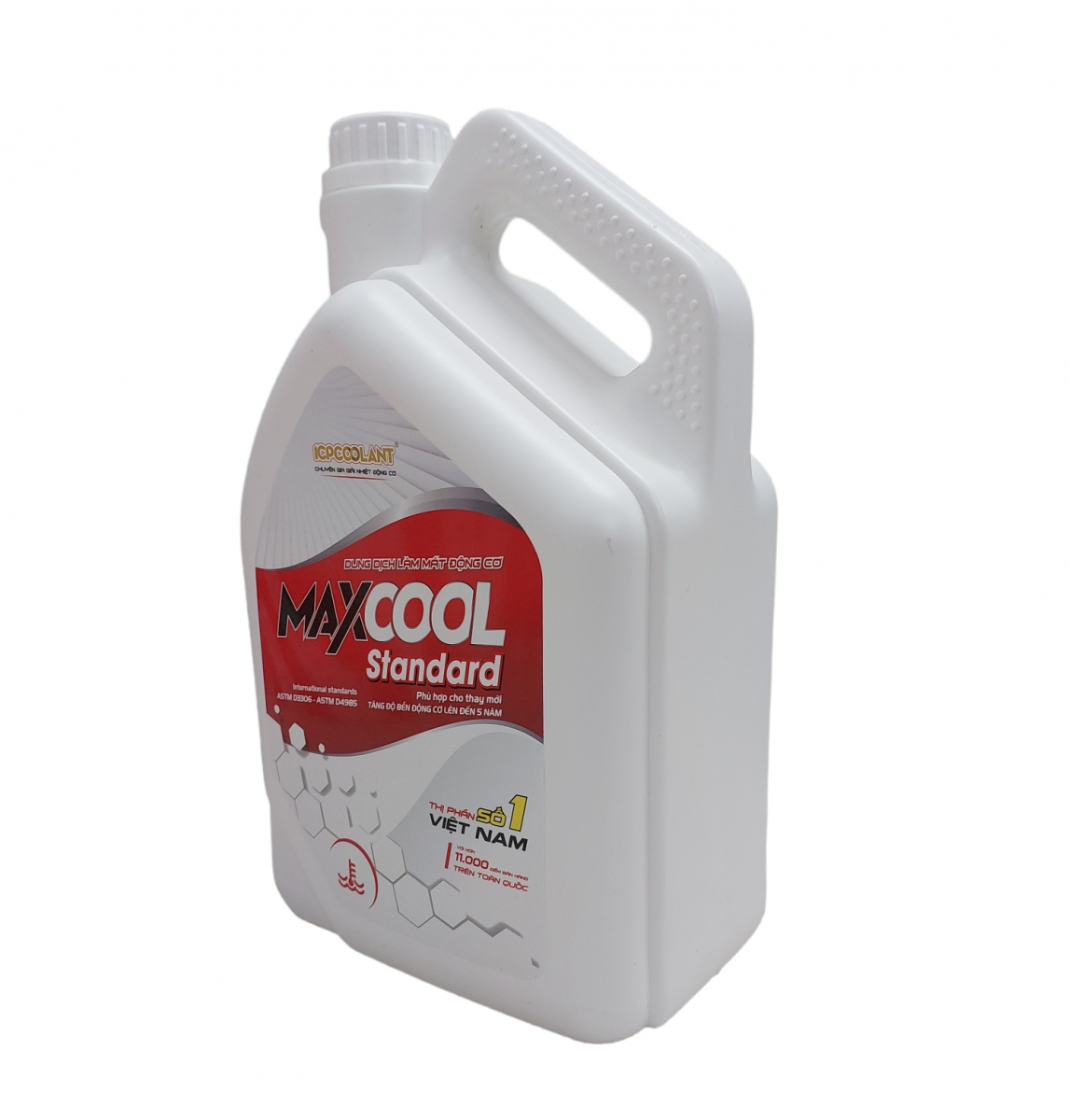 Nước làm mát xe ô tô màu đỏ Maxcool Standard can 4L