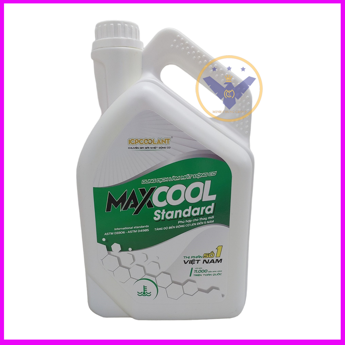 Nước mát ô tô màu xanh Maxcool Standard