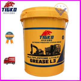 Mỡ bôi trơn chịu nhiệt Tigko Lithium Grease chịu nhiệt 180 độ L3 hoặc L4 xô 15kg