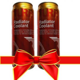 COMBO 2 chai 500ml nước làm mát ô tô màu đỏ Turbo Radiator Coolant 