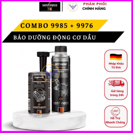 Combo Phụ Gia Ổn Định Nhớt & Súc Béc Dầu Senfineco 9985 + 9976 - Made in Germany